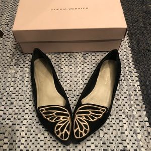 Sophie Webster butterfly flats